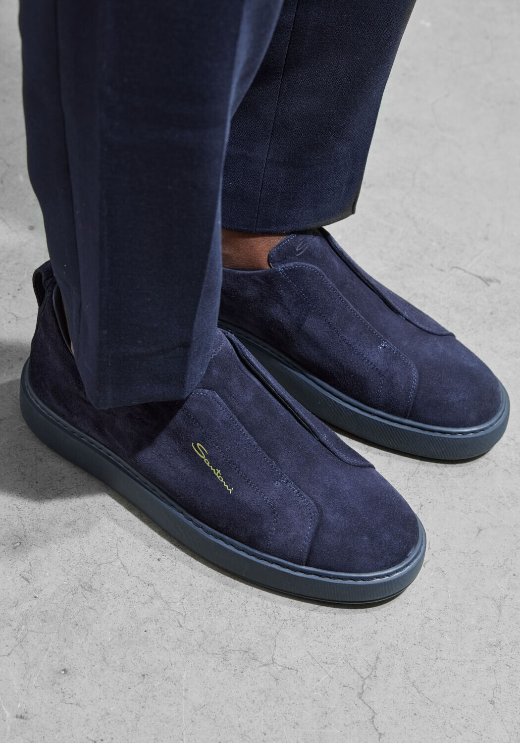 Blauwe SANTONI Lage sneakers 21995 - medium