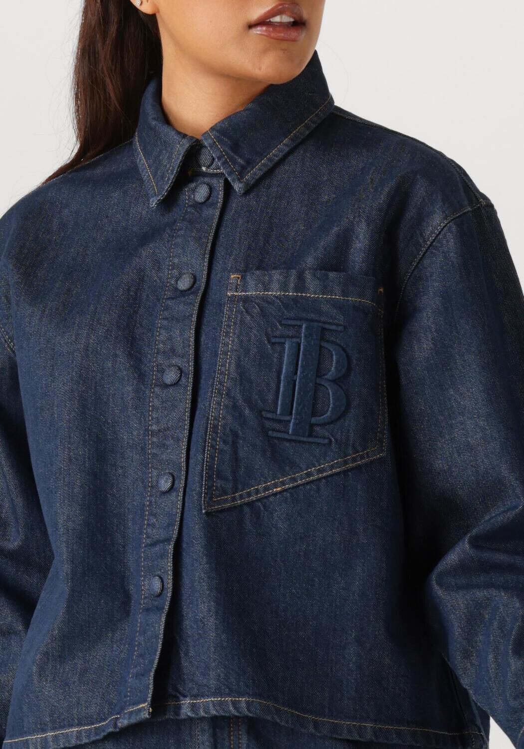 Donkerblauwe IBANA Blouses BRISA BLOUSE - large