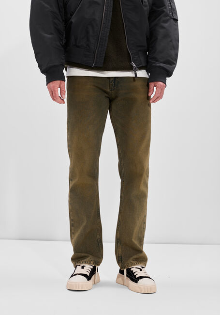 Olijf FLANEUR Straight leg jeans STRAIGHT JEANS - large