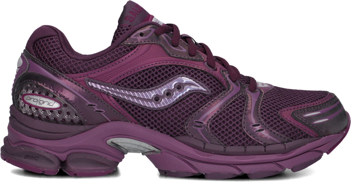Saucony Lage Sneakers Dames Progrid Triumph 4, Maat: 40, Materiaal: Suède, Kleur: Paars