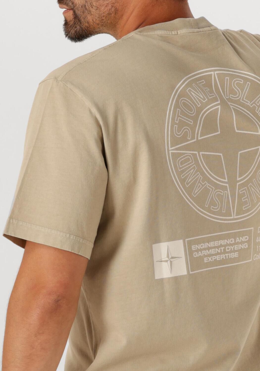 Khaki STONE ISLAND T-shirt SS T SHIRT - large