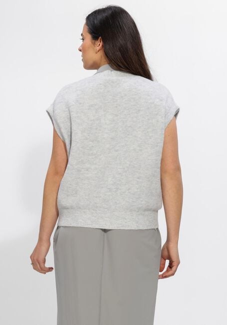 Lichtblauwe KNIT-TED Vest MARBLE - large