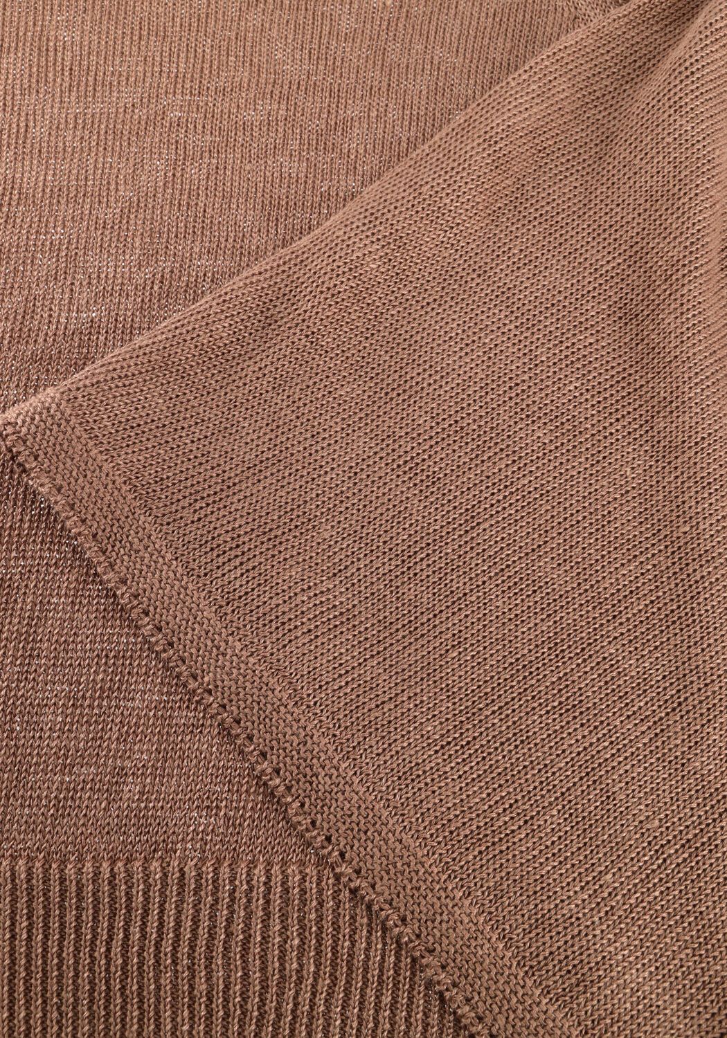 Bruine STUDIO AR Trui MARISOL LINNEN KNIT - large