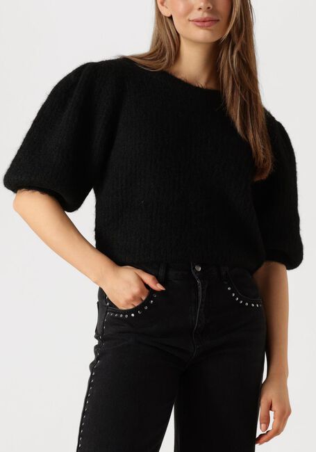 Zwarte CO'COUTURE Trui CORALIE BOW RIB KNIT - large