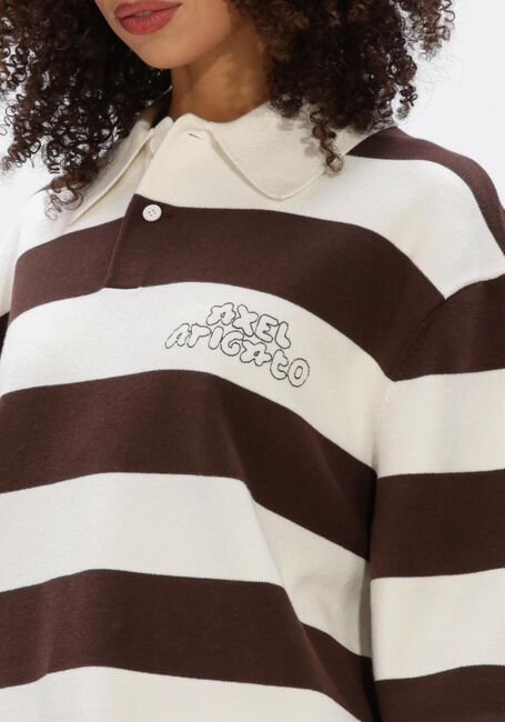 Bruine AXEL ARIGATO Trui REY POLO SWEATER - large
