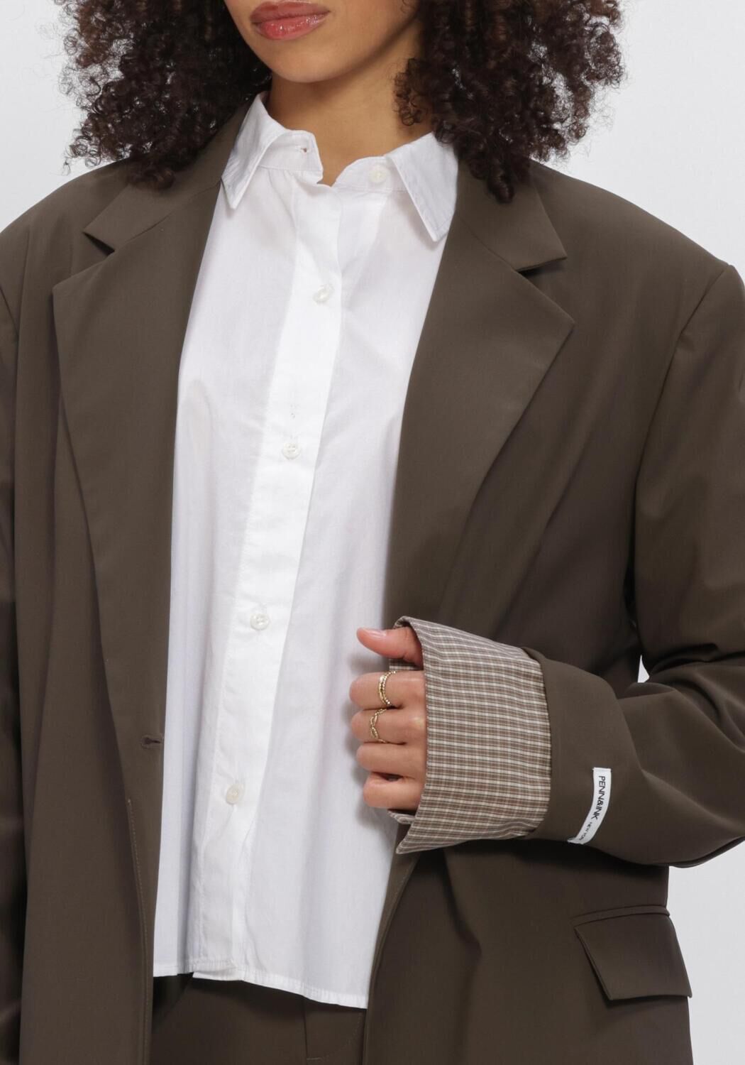 Khaki PENN & INK Blazer W26N1771 - large