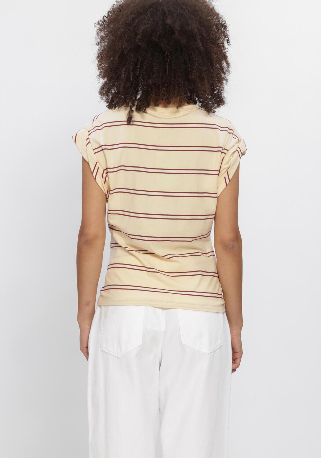 Rode DANTE6 Top CONSTRUCTED STRIPE T SHIRT - large