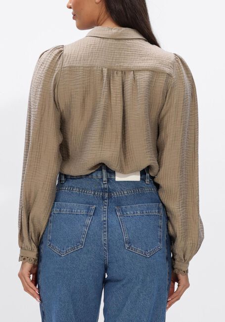 Taupe CO'COUTURE Tops & T-shirts TASSY LACE SHIRT - large