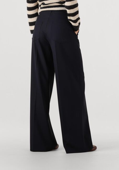 Donkerblauwe CAMBIO Wijde broek ADRIENNE - large