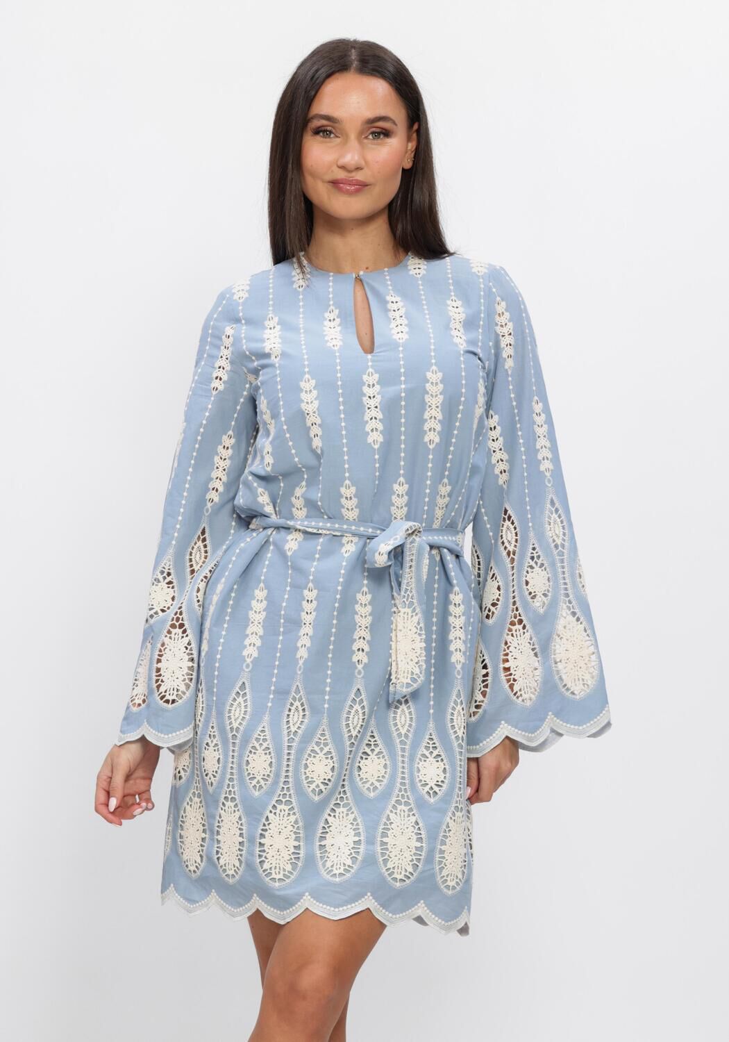 Ibana Mini Jurk Dames Danna, Maat: 36, Kleur: Lichtblauw afbeelding 1