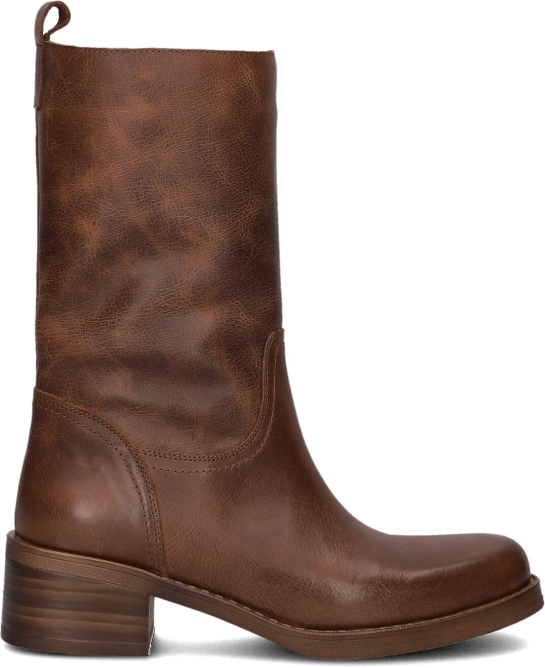 Blasz Hoge Laarzen Dames 2167, Maat: 41, Materiaal: Leer, Kleur: Cognac