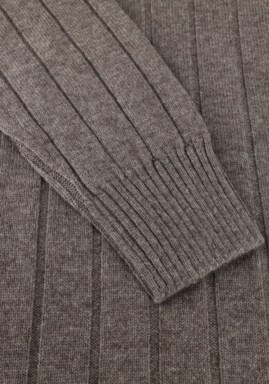 Taupe GRAN SASSO Trui CREW L SLV - large