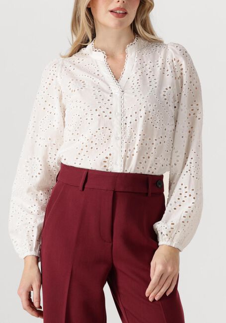 Witte CO'COUTURE Blouses GISELLECC ANGLAISE V-SHIRT - large