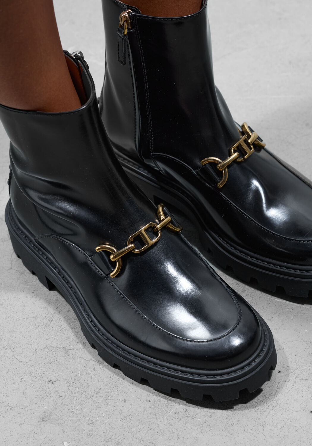 Zwarte TOD'S Enkelboots XXW08J0IS50 - large