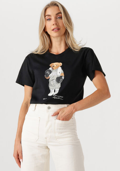 Zwarte RALPH LAUREN T-shirt KNIT-T-SHIRT - large