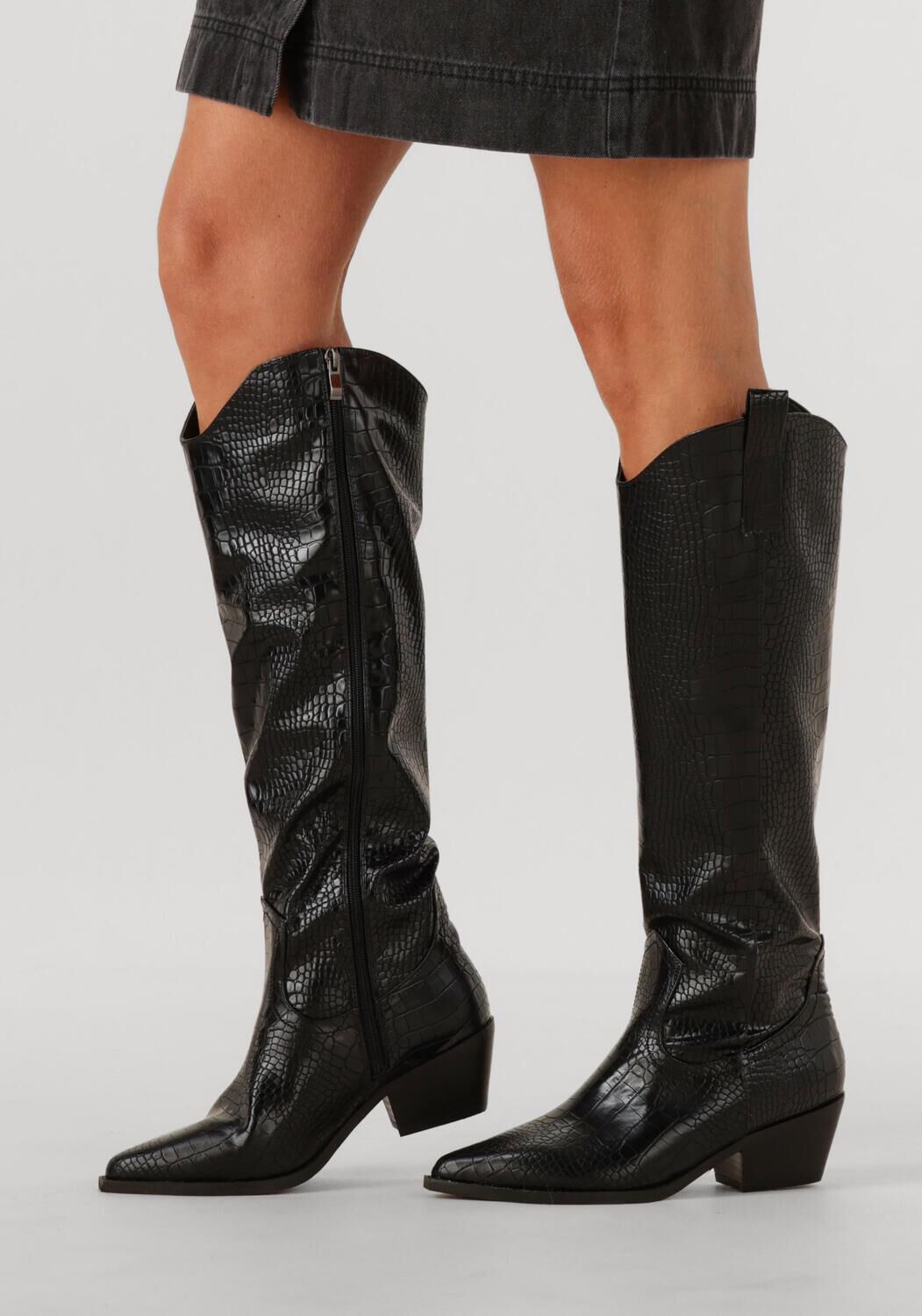 Zwarte NOTRE-V Cowboylaarzen 0601-09 - large