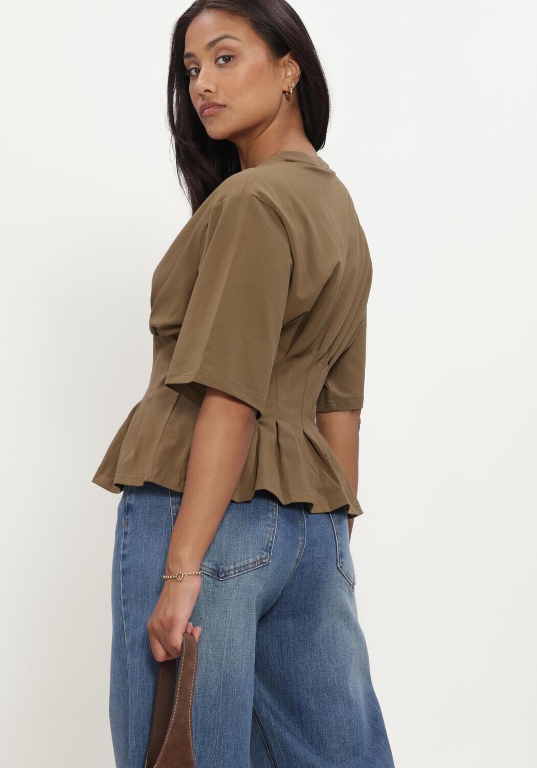 Groene GESTUZ Blouses GZINEZ TEE - large