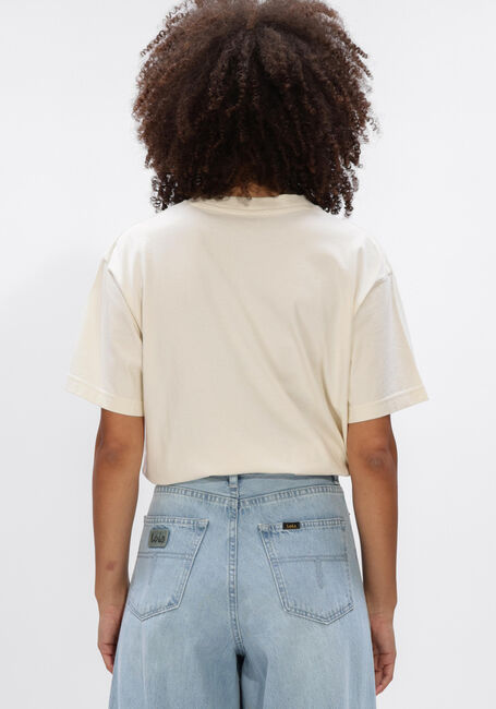 Ecru OLAF HUSSEIN T-shirt BRUSHSTROKE OLAF REGULAR TEE - large