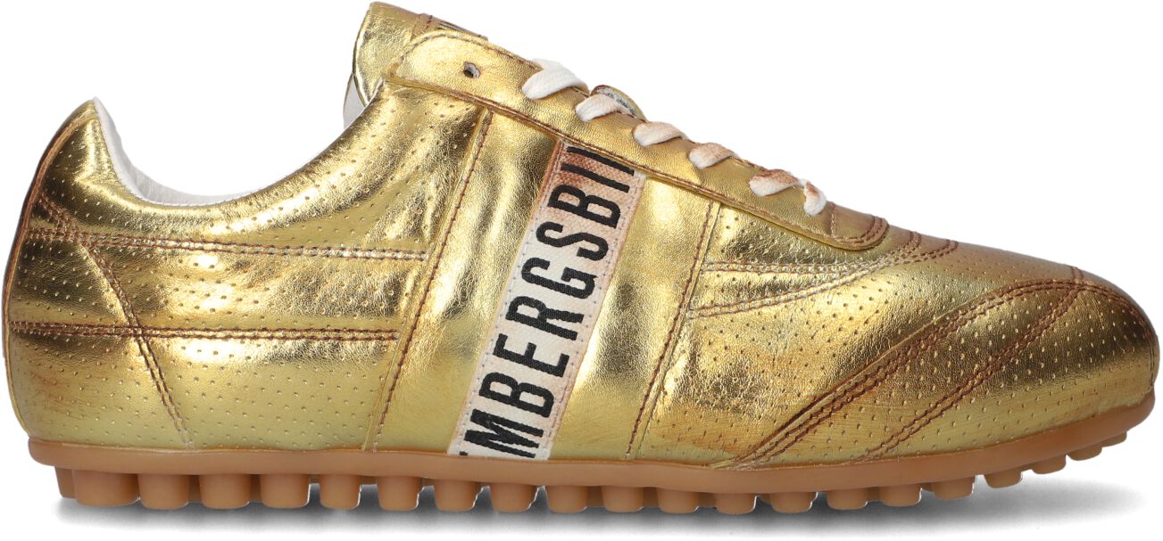 Bikkembergs Lage Sneakers Dames 30606, Maat: 38, Materiaal: Leer, Kleur: Goudkleurig afbeelding