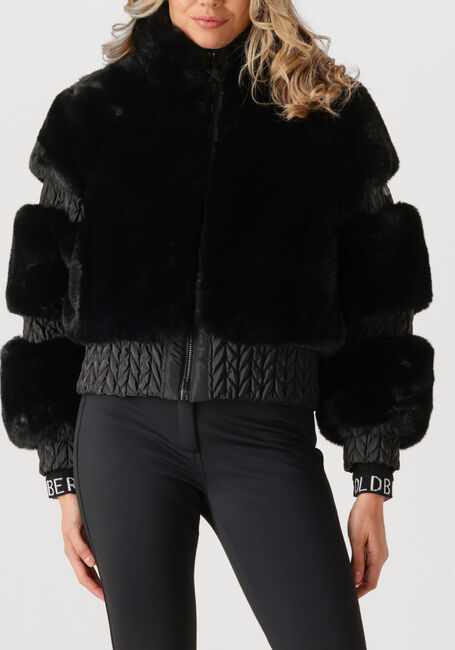 Zwarte GOLDBERGH Faux fur jas FURRY SKI JACKET - large