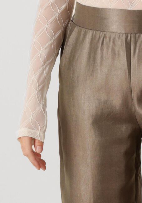 Bronzen AIMEE THE LABEL Wijde broek SOLEIL - large