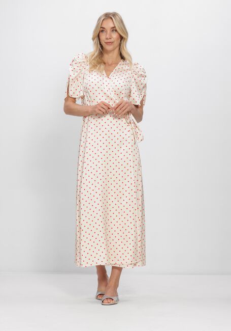 Gebroken wit CO'COUTURE Maxi jurk CAMBRIACC DOT WRAP DRESS - large