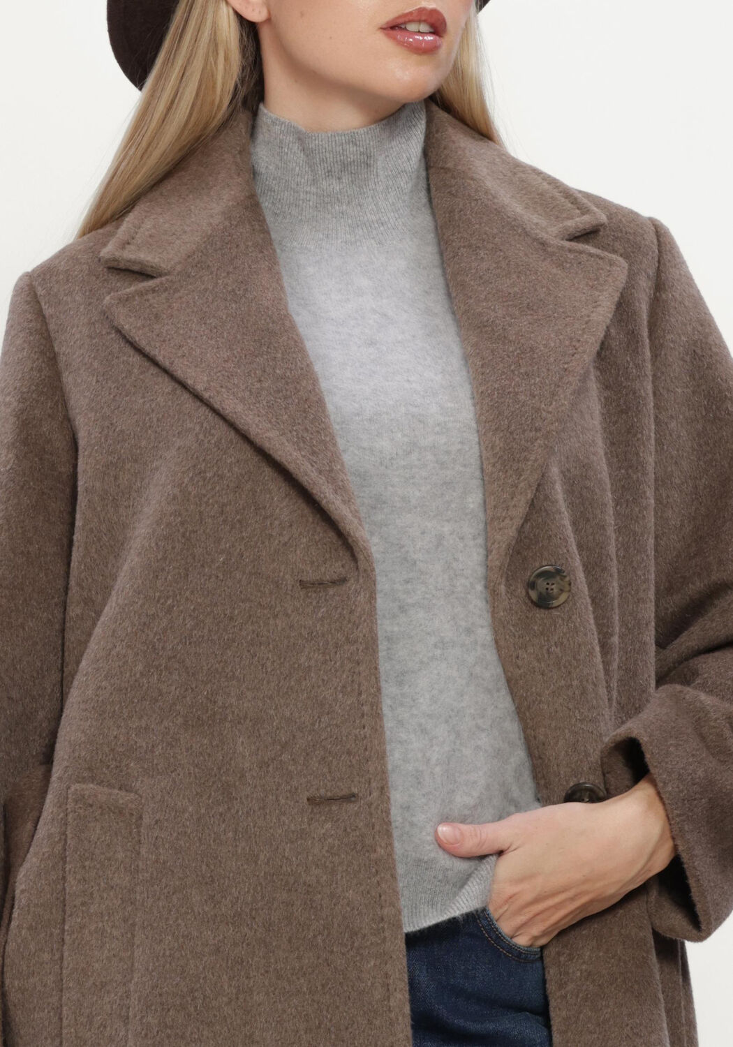 Bruine MAX MARA Mantel WKDBRONTE - large