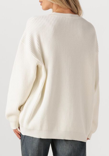 Ecru ALIX THE LABEL Trui LADIES KNITTED BASIC JUMPER - large