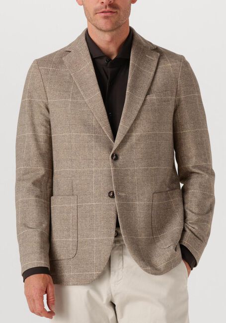 Beige CIRCOLO Colberts FLEECE BLAZER - large