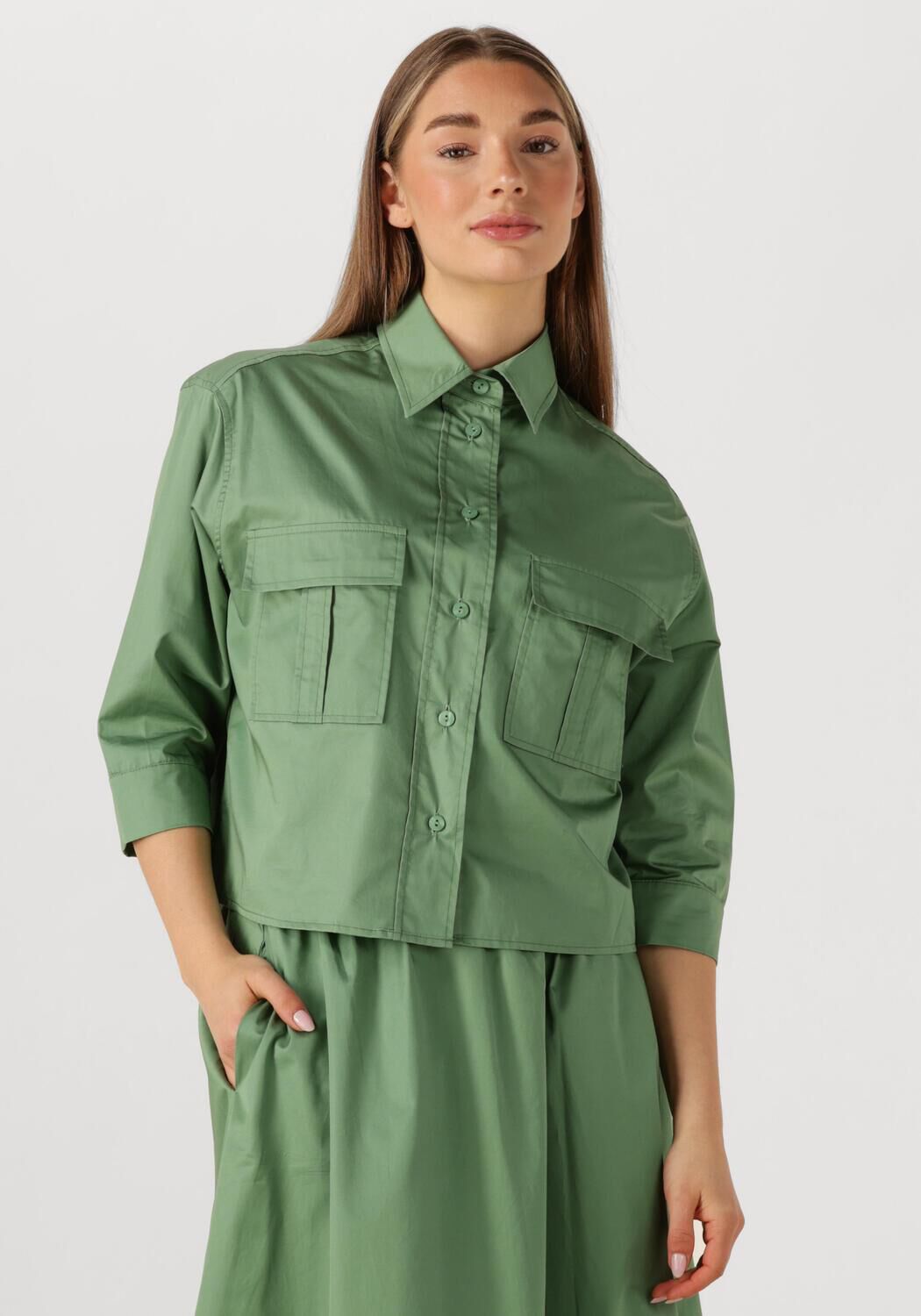 Devotion Blouse Dames Miracle, Maat: L, Kleur: Groen afbeelding 1