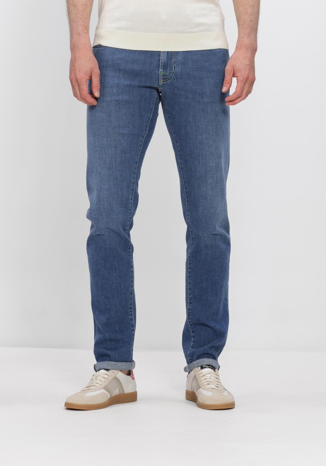 Blauwe TRAMAROSSA Slim fit jeans MICHELANGELO - large