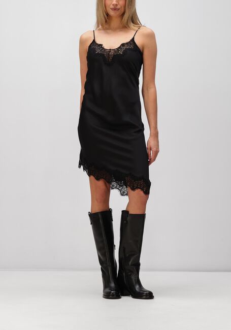 Zwarte HAUTE L'AMITI&Eacute; Jurken NAOMI ASYM LINGERIE DRESS - large