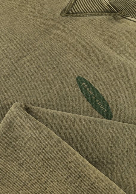 Khaki BRAM'S FRUIT Sweater DISTRESSED F*CK OFF I'M GARDENING CREWNECK - large