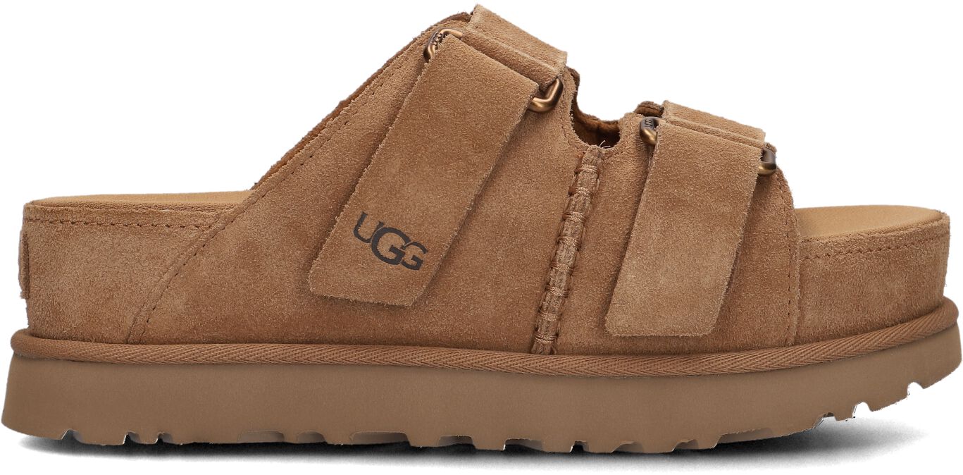 UGG Slippers
Dames W Goldenstar Hi Slide, Maat: 42, Materiaal: Suède, Kleur: Cognac