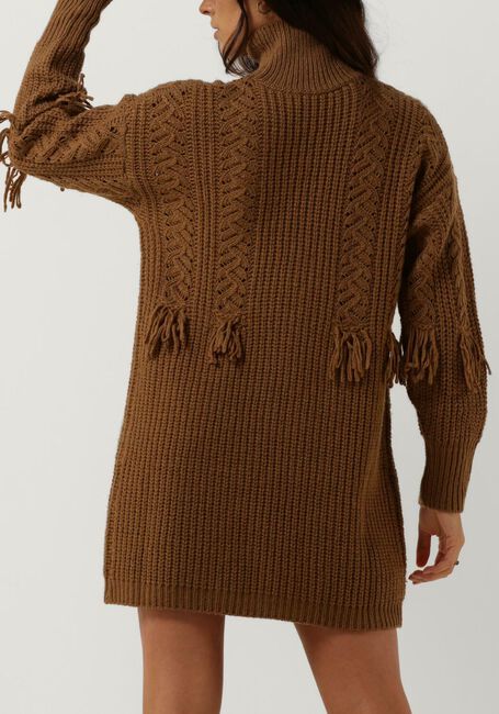 Khaki VANESSA BRUNO Mini jurk VERENICE DRESS - large