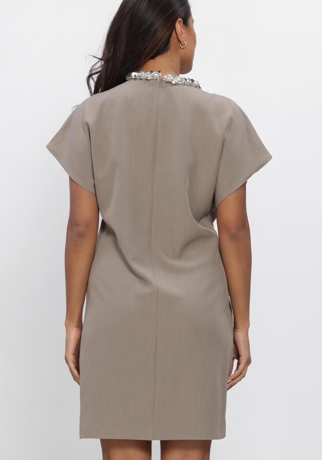 Grijze BRUUNS BAZAAR Mini jurk SYAGRUSBBARIALA DRESS - large