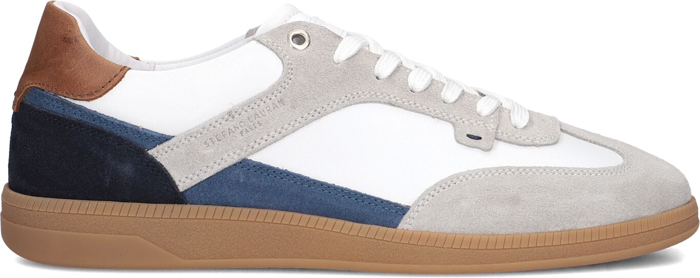 Stefano Lauran Lage Sneakers Heren Star 18, Maat: 45, Materiaal: Leer, Kleur: Wit afbeelding 1