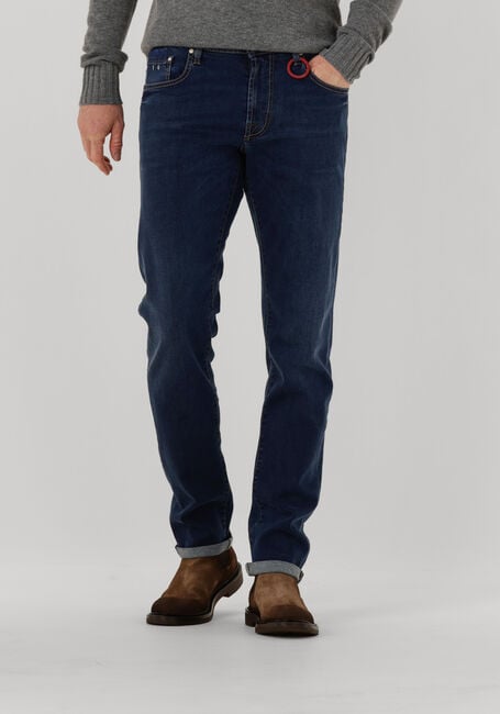 Donkerblauwe TRAMAROSSA Slim fit jeans MICHELANGELO - large
