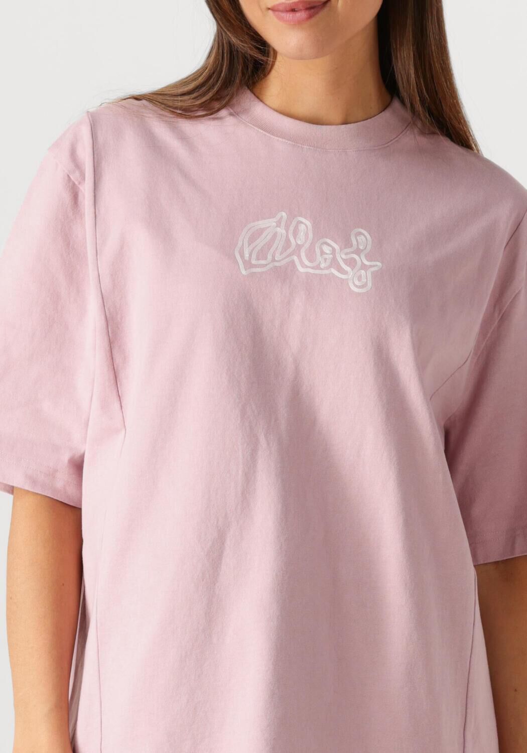 Lichtroze OLAF HUSSEIN T-shirt MODERN MAKER OVERSIZED TEE - large