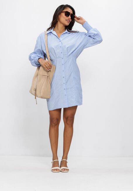 Lichtblauwe BRUUNS BAZAAR Mini jurk BORASSUSBBLINNE DRESS - large