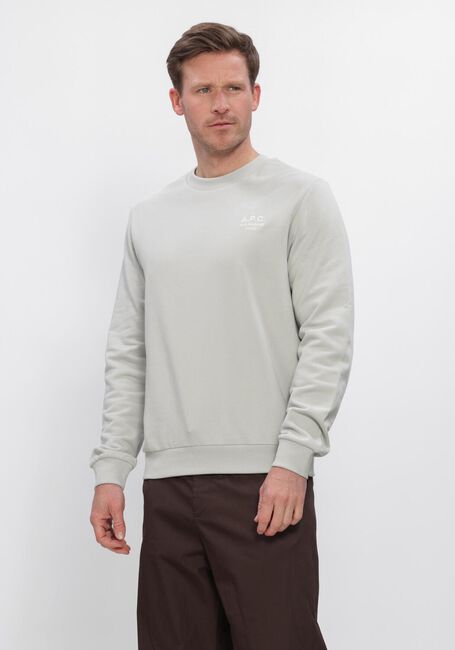 Lichtgrijze APC Sweater SWEAT STANDARD RUE MADAME - large