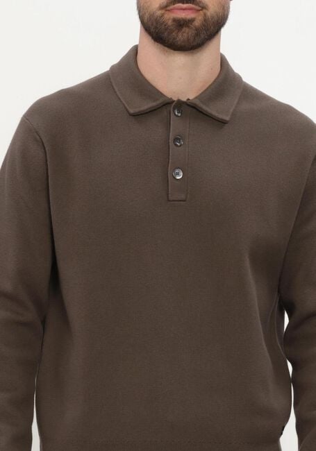 Donkergroene WAHTS Polo CRAWFORD COTTON MERINO - large