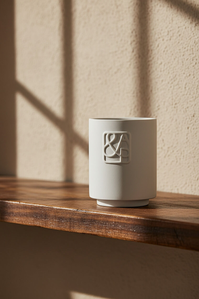 Witte AUGUST & PIERS Geurkaarsen DARLING 90GR - SCENTED CANDLE - large