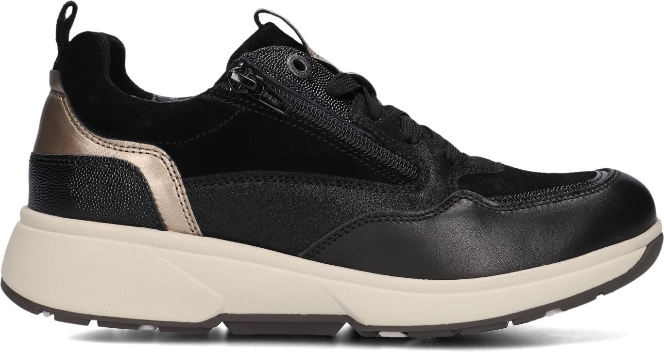 Xsensible Lage Sneakers Dames Combi G Sneaker, Maat: 40, Materiaal: Suède, Kleur: Zwart