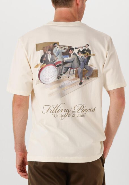 Ecru FILLING PIECES T-shirt T-SHIRT BAND - large