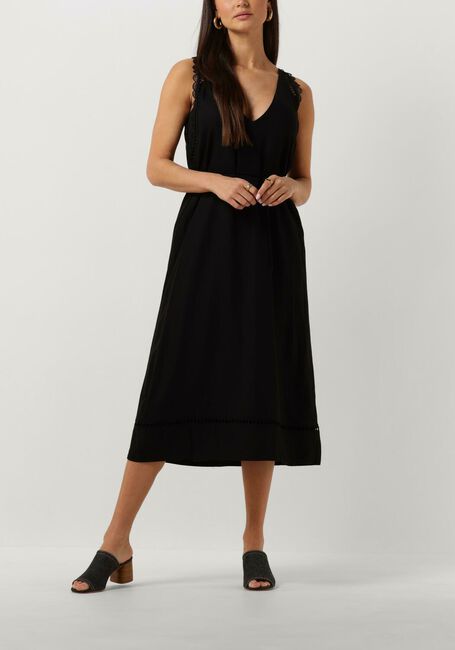 Zwarte SUNCOO Midi jurk CRISTY - large