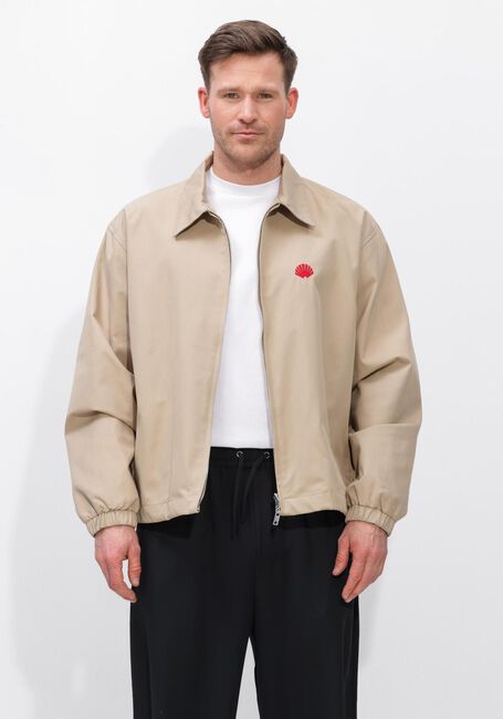Beige NEW AMSTERDAM SURF ASSOCIATION Jack COACH JACKET - large