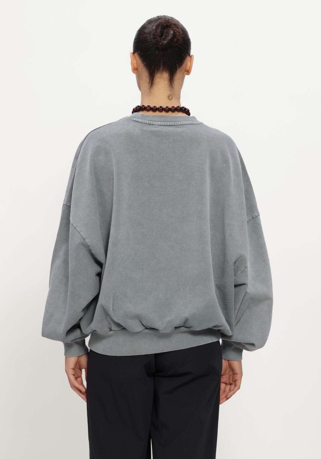 Grijze STIEGLITZ Tops & T-shirts BASIC WORN-OUT SWEATER - large