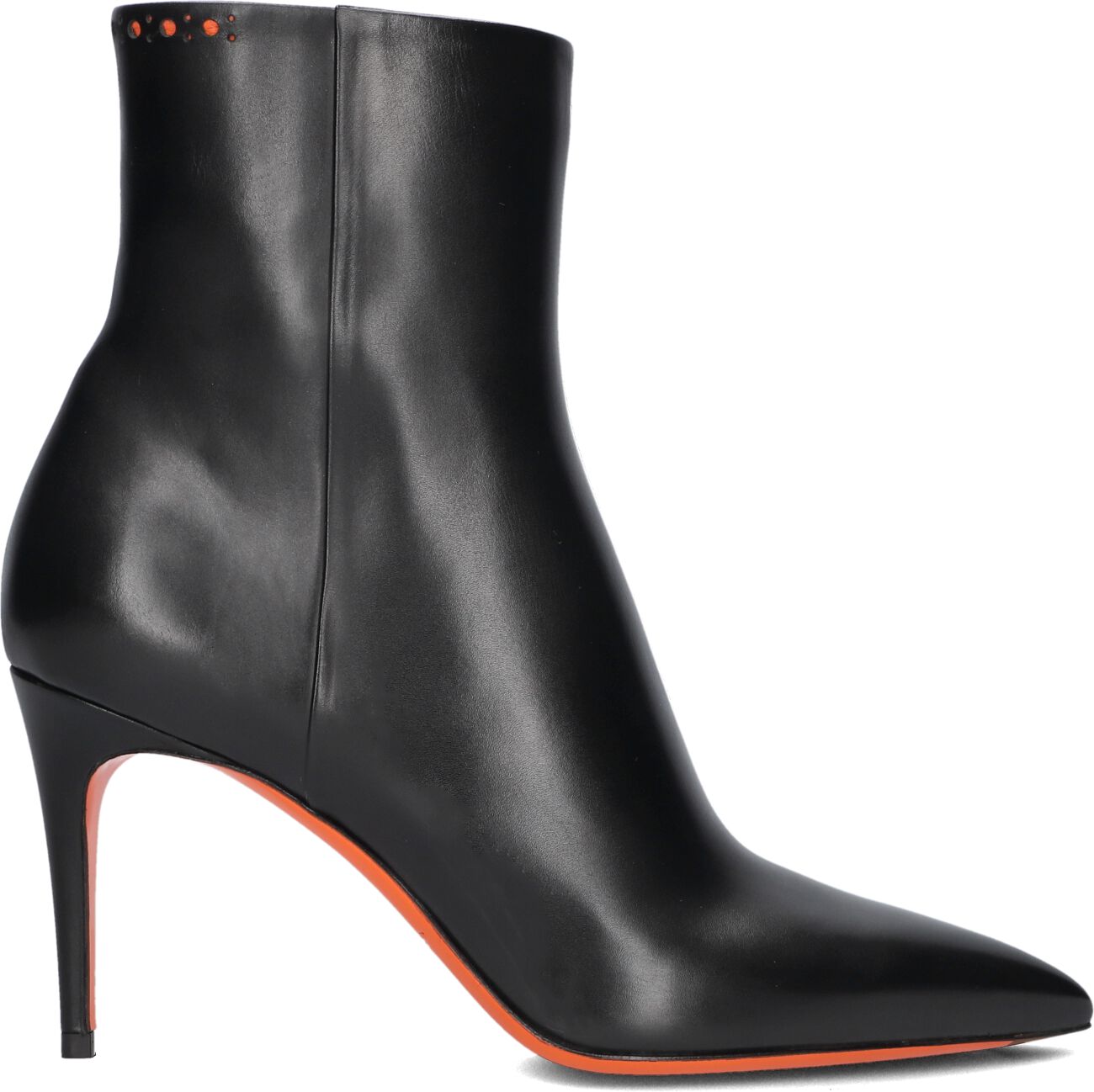 Santoni Enkellaarsjes
Dames 70290, Maat: 39, Materiaal: Leer, Kleur: Zwart
