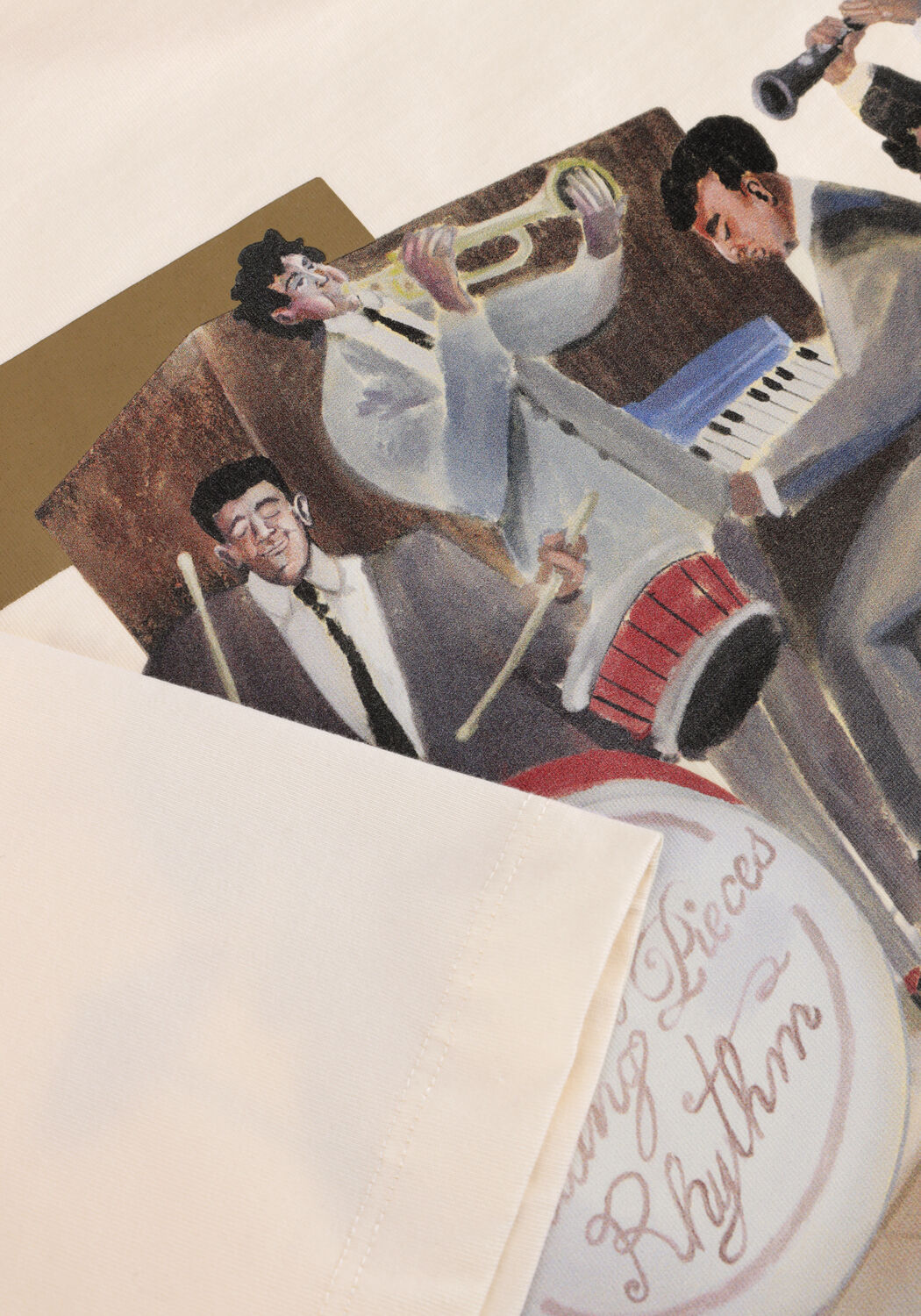 Ecru FILLING PIECES T-shirt T-SHIRT BAND - large